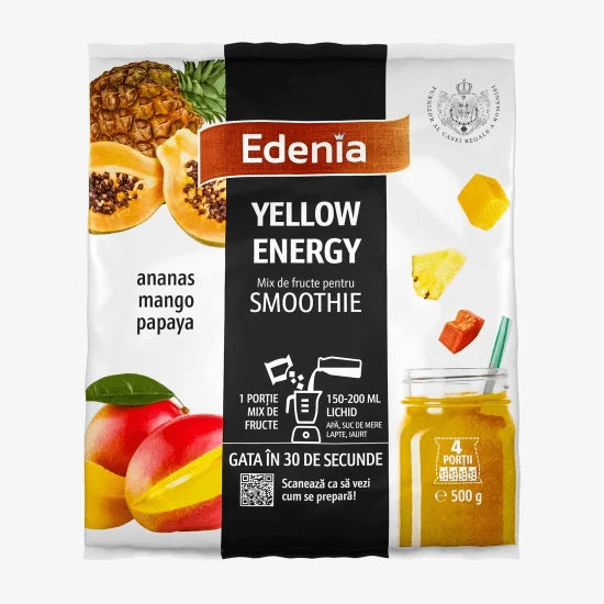 Edenia Mix Fructe Yellow Energy (Mango, Ananas, Papaya)
