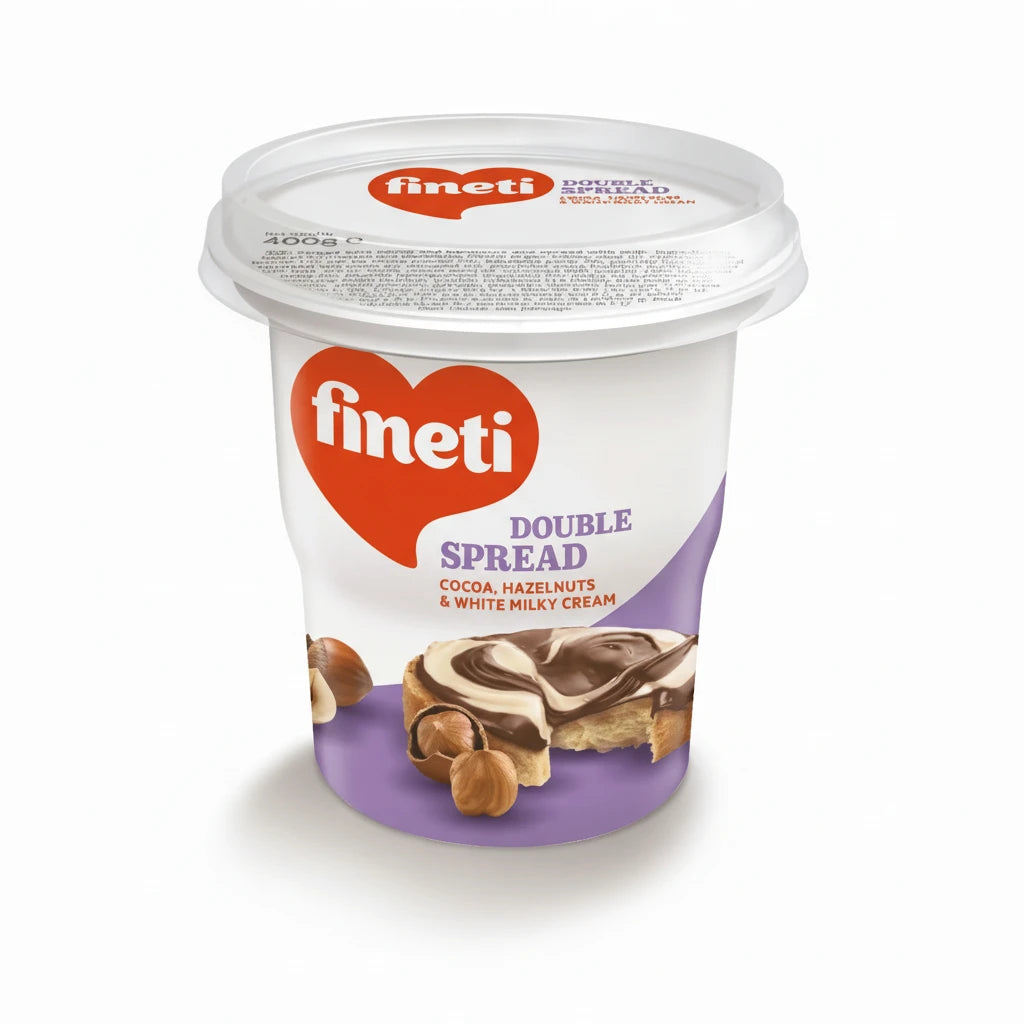 Fineti Crema Bicolora Cacao & Alune de Padure & Crema de Lapte