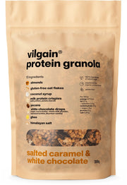 Vilgain Protein Granola Caramel Sarat & Ciocolată Alba, 350g