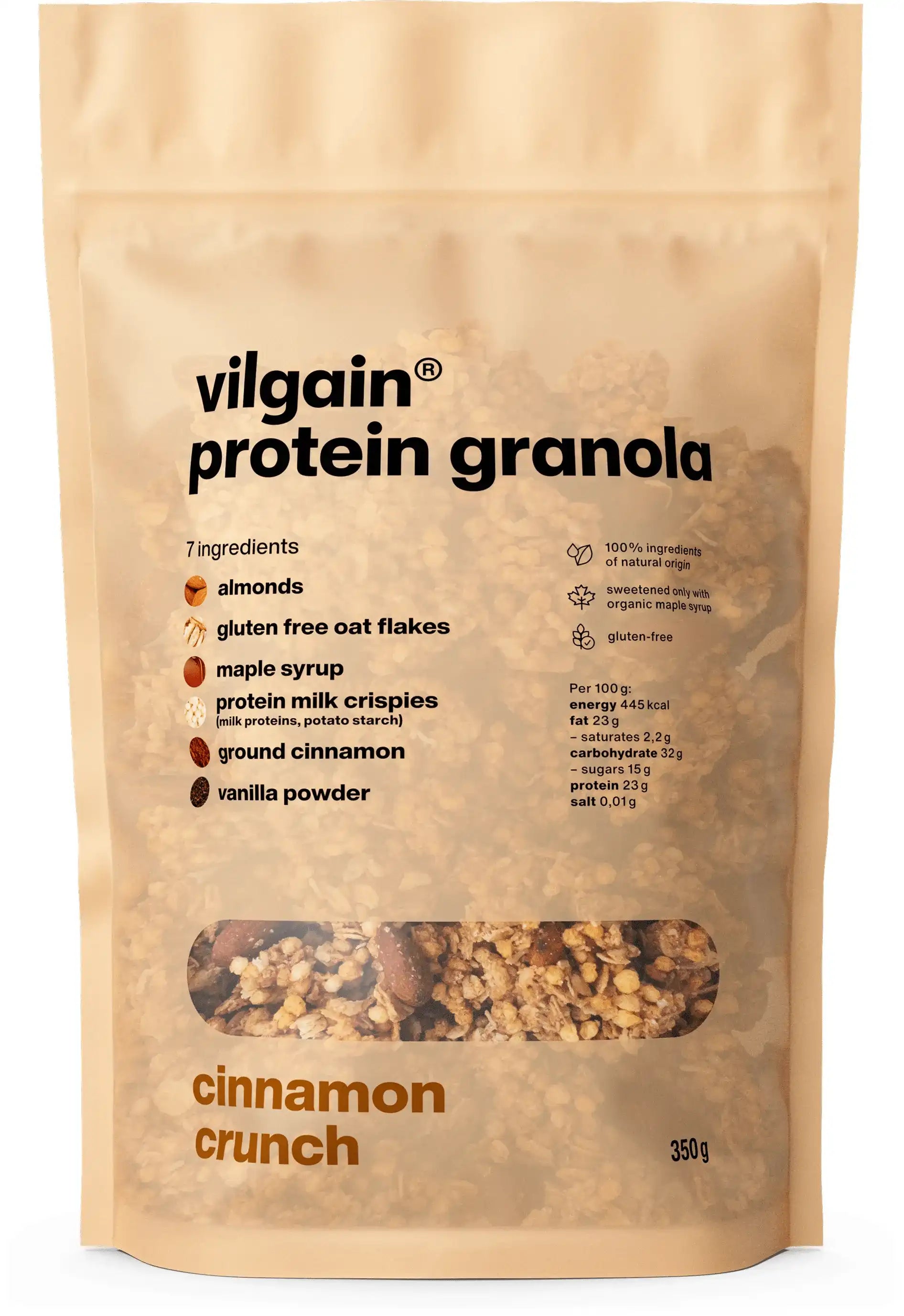 Vilgain Protein Granola Scortisoara Crocanta, 350g