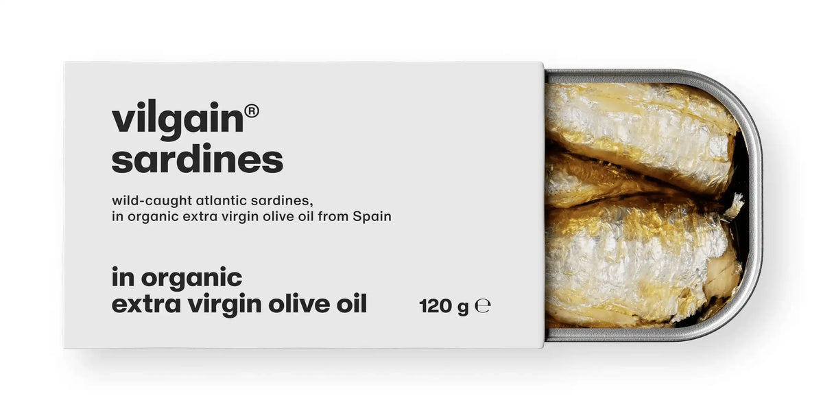 Vilgain Sardine BIO in Ulei de Masline Extravirgin, 120 g