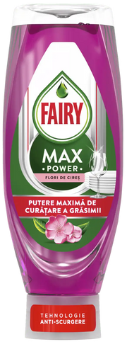 Fairy Max Power Cherry Blossom, Detergent de Vase, cu Parfum de Cirese 730ml