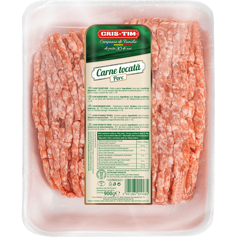 Cris Tim Carne Tocata Porc Congelata