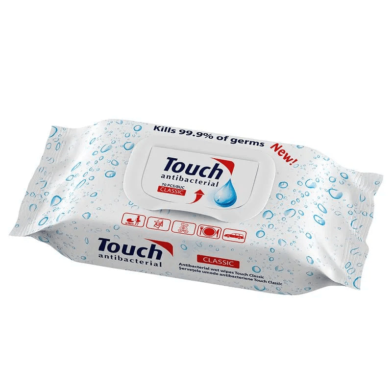 Touch Servetele Umede Antibacteriene 70 Bucati