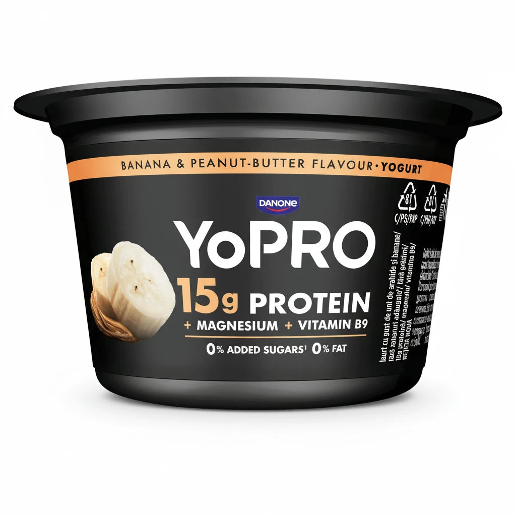 YoPRO Produs Lactat fermentat cu proteine cu arahide/banane