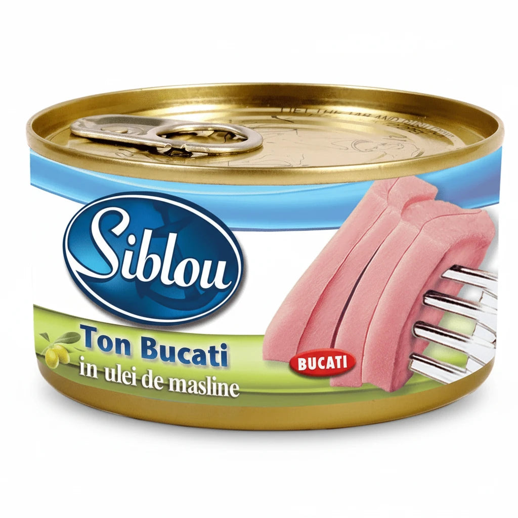 Siblou Ton bucati in ulei de masline