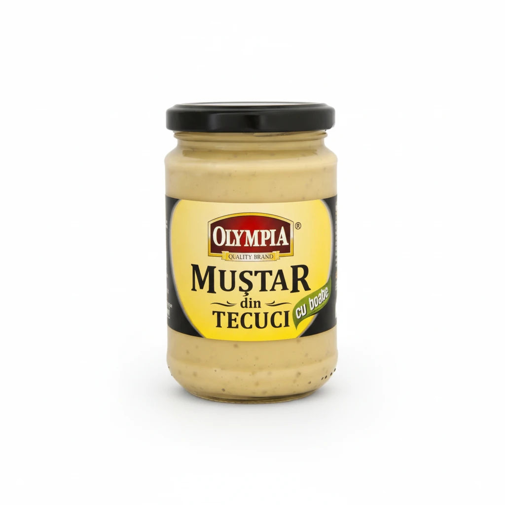 Olympia Mustar cu boabe din Tecuci