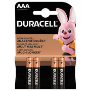 DURACELL AAA, baterii, LR03, 4 buc