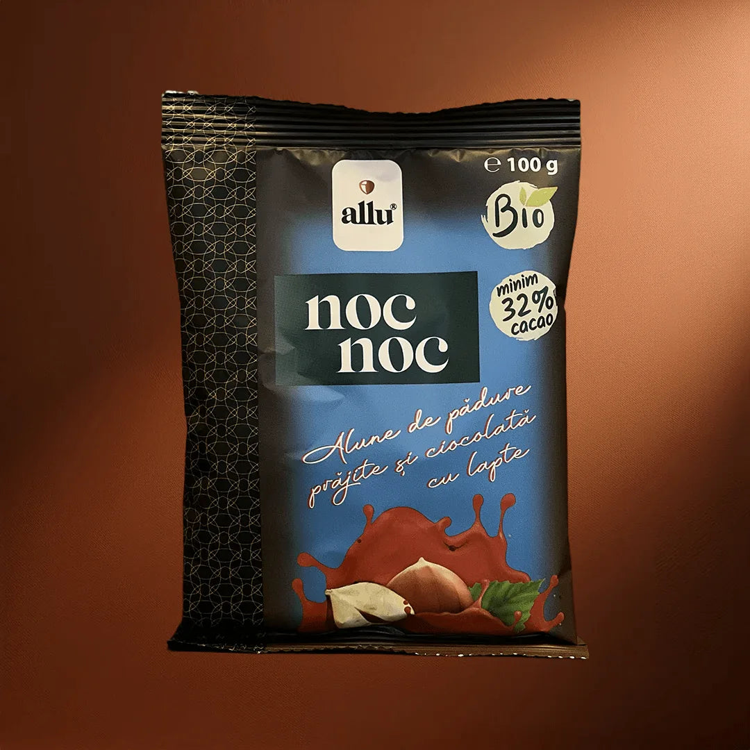 Noc Noc Alune de padure prajite si ciocolata cu lapte