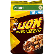 Nestle LION Cereale cu caramel si ciocolata