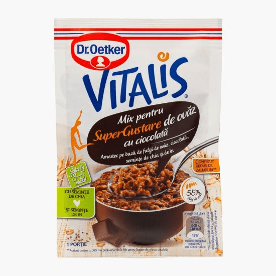 Dr.Oetker Vitalis Super Gustare de ovaz cu ciocolata neagra