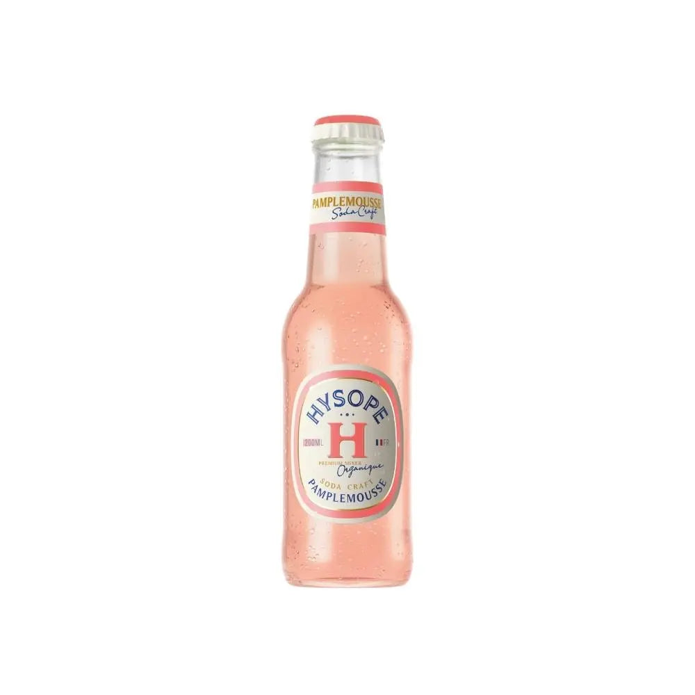HYSOPE ORGANIC PINK GRAPEFRUIT CRAFT SODA ECOLOGIC