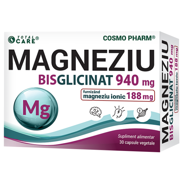 Magneziu Bisglicinat 940mg 30 capsule
