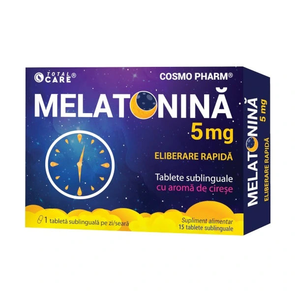 Melatonină 5mg Fast Release 30 tablete