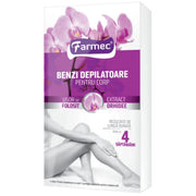 Farmec Benzi Depilatoare Corp cu Orhidee 14 Bucati
