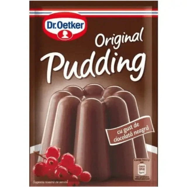 Dr.oetker Original Pudding Praf de Budinca cu Gust de Ciocolata Negra