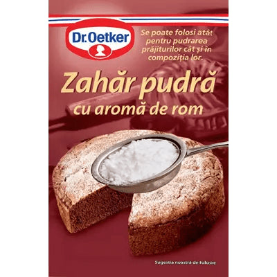 Dr.oetker Zahar Pudra cu Aroma de Rom