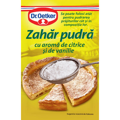 Dr.oetker Zahar Pudra cu Aroma de Vanilie & Citrice