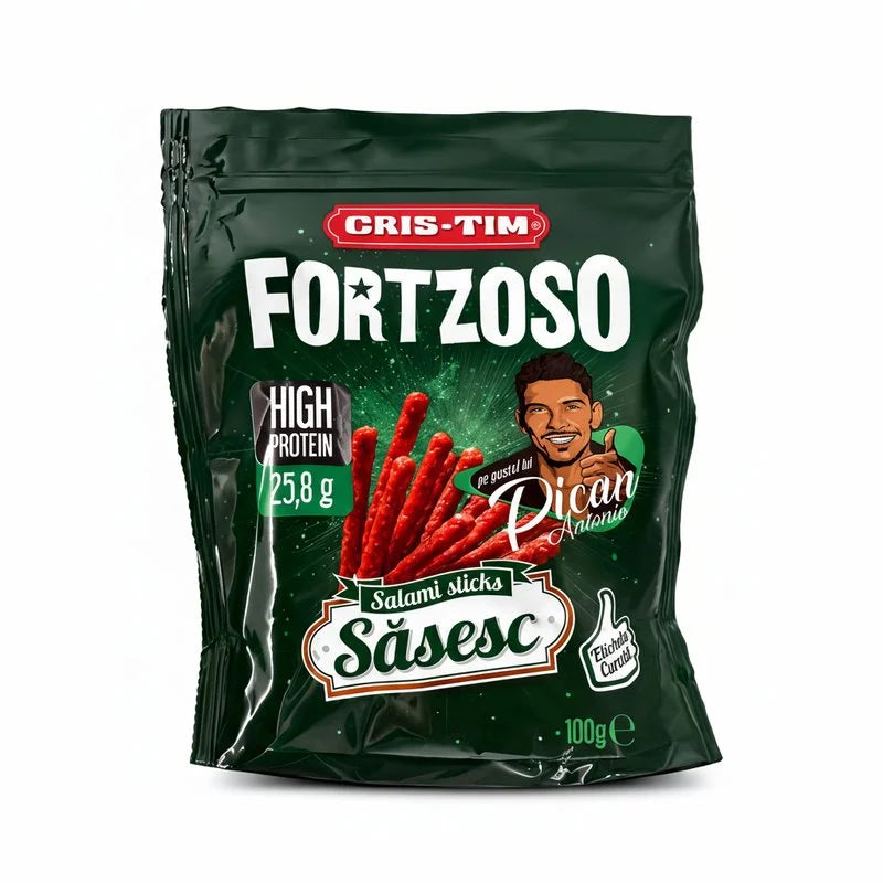 CrisTim Fortzoso Salami Sticks Sasesc High Protein