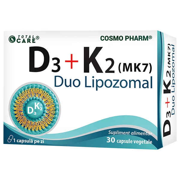 D3 + K2 MK-7 Lipozomal 30 capsule